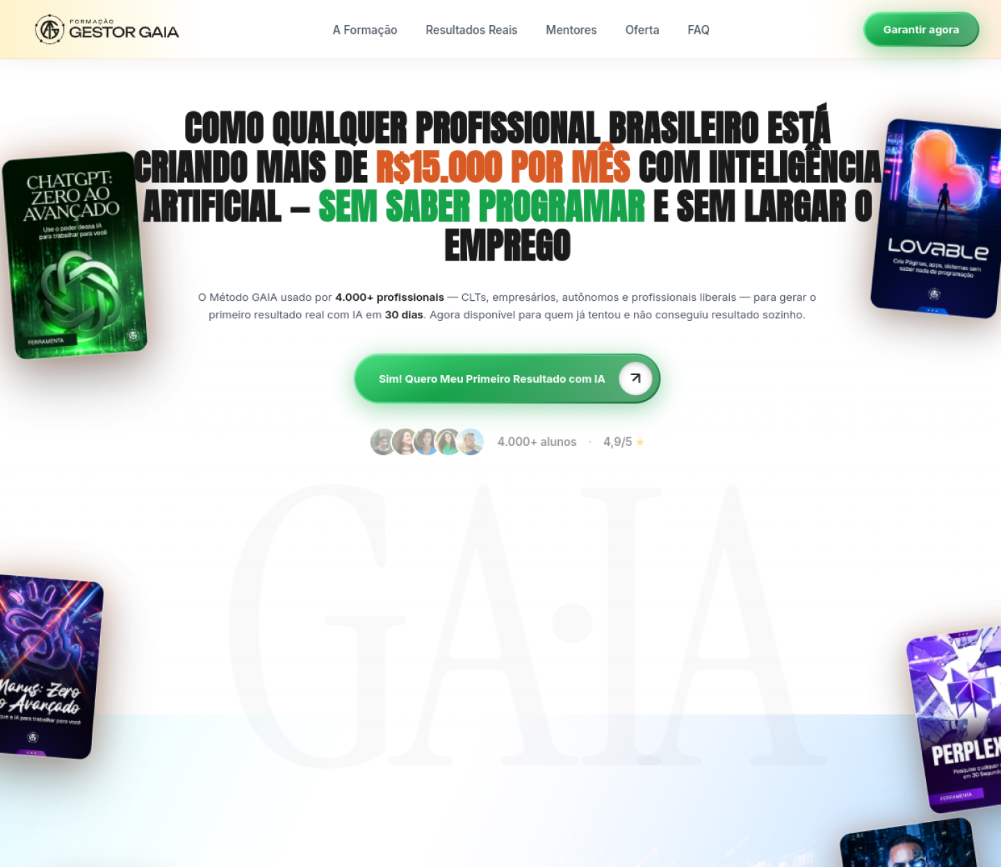 Wendell Carvalho · Formação Gestor GAIA